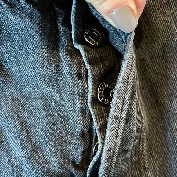 AGolde tapered leg high rise black jeans size 29 - Picture 8 of 13